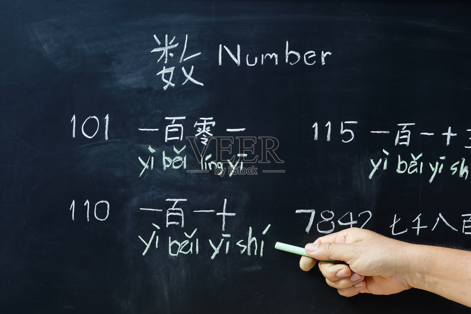 在教室里学习汉语拼音。照片摄影图片