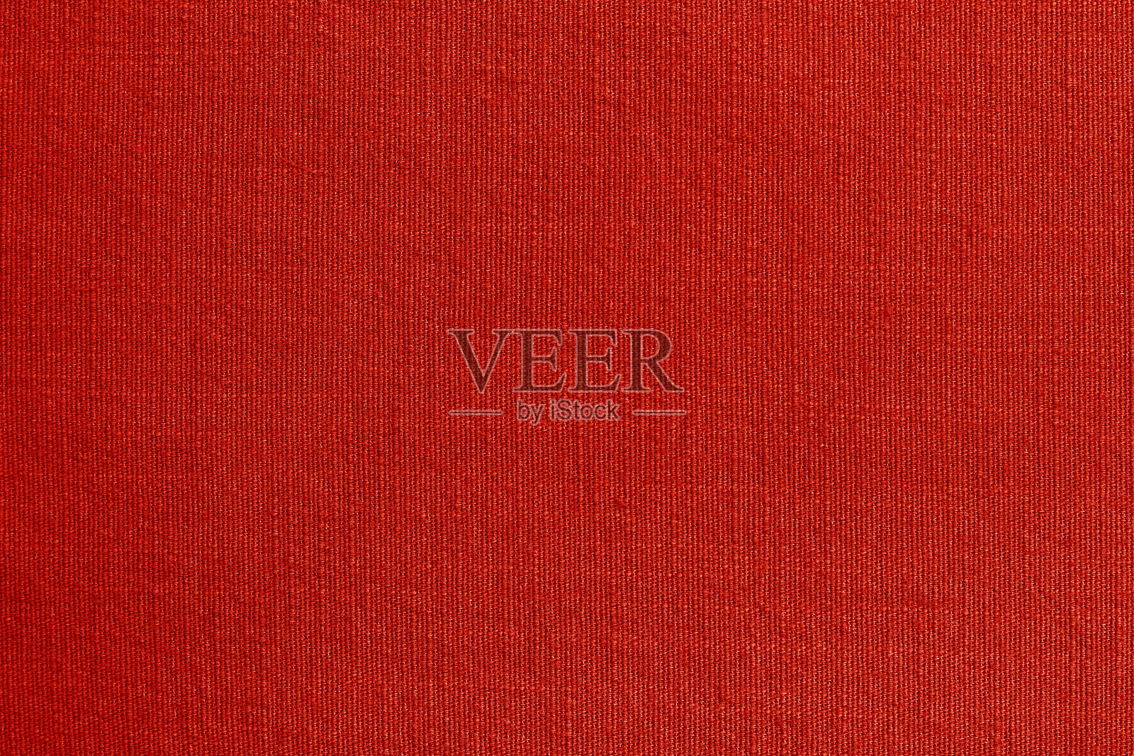 深红色的亚麻面料布纹理背景，无缝图案的天然纺织品。照片摄影图片