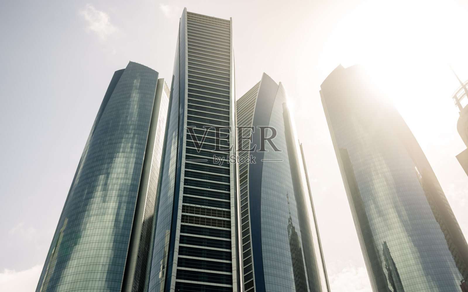 阿联酋阿布扎比的摩天大楼照片摄影图片