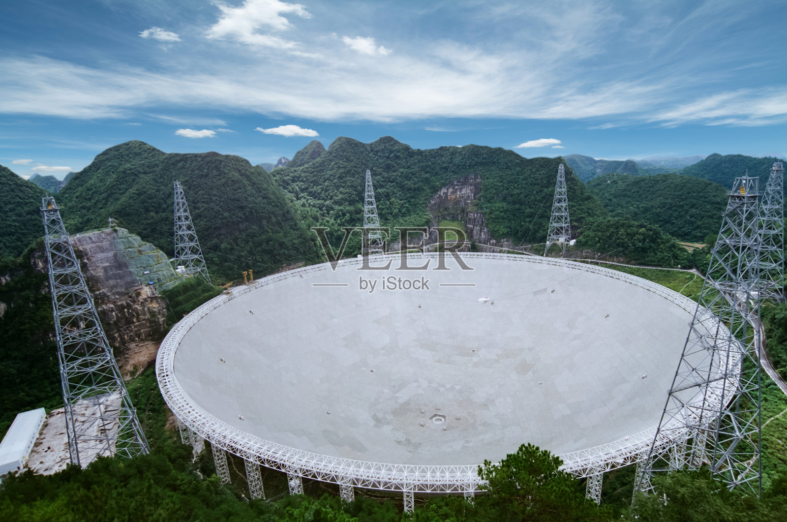 500米口径球面射电望远镜照片摄影图片