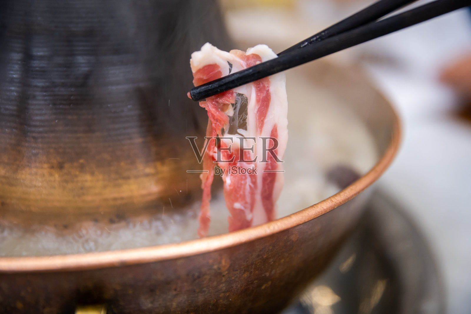 中国老北京火锅(涮羊肉)照片摄影图片
