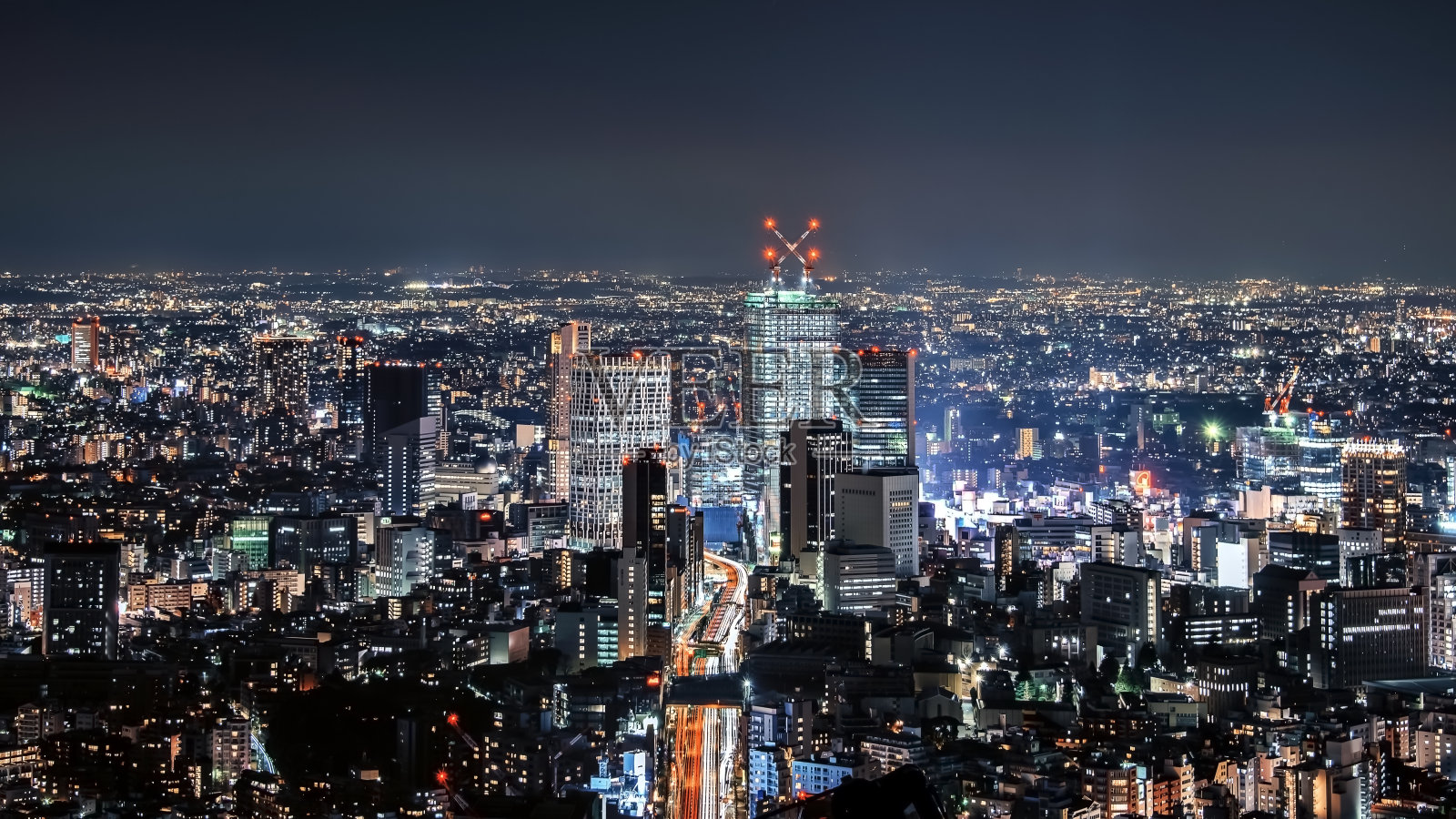 日本东京的夜晚照片摄影图片