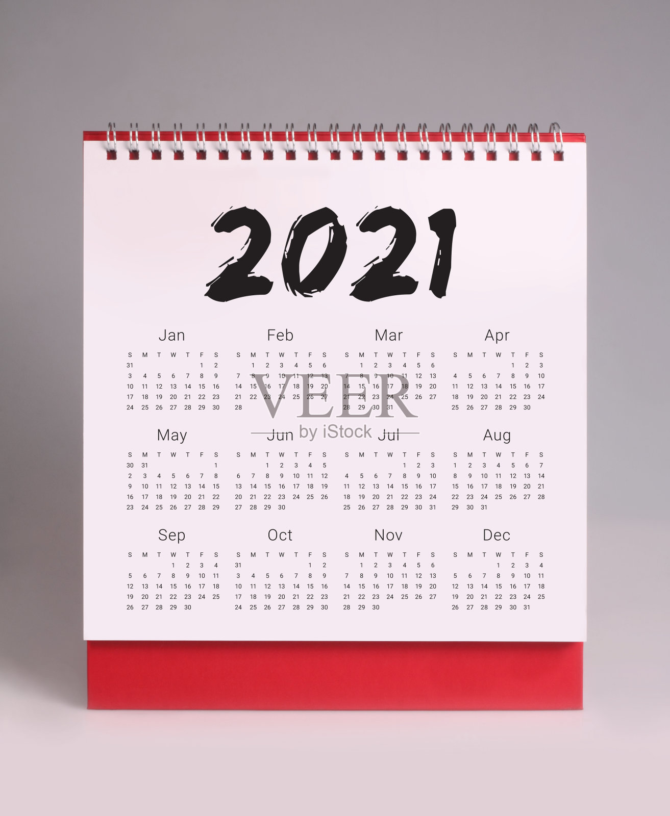 2021年简单台历照片摄影图片
