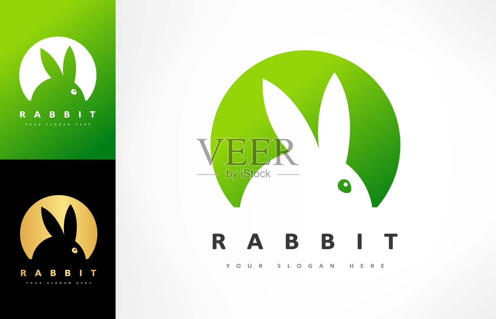 兔子向量。动物的设计。插画图片素材