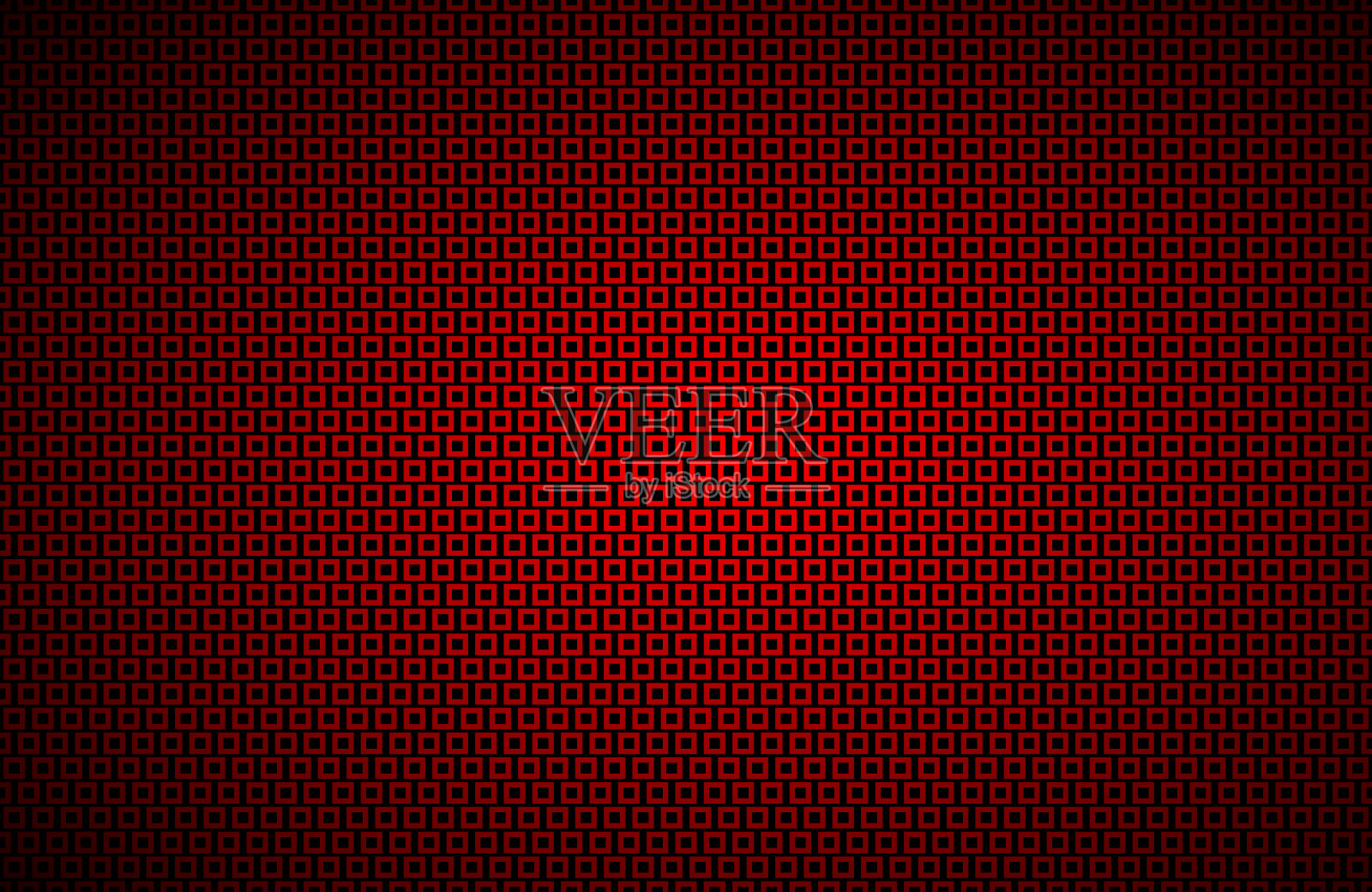 黑色宽屏背景与红色方块网格。现代金属几何设计。技术结构。简单的矢量图插画图片素材