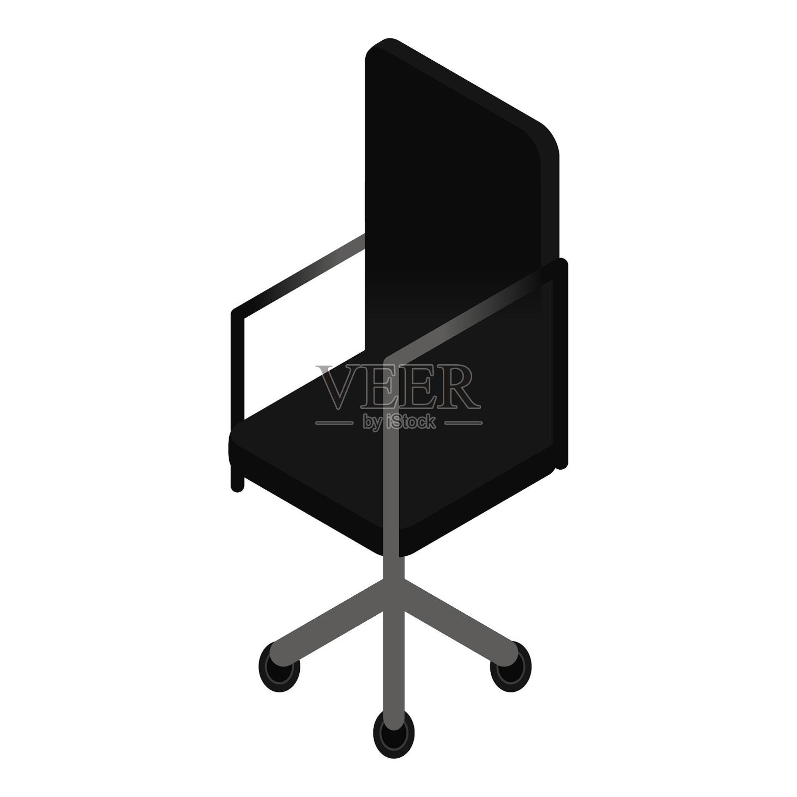 办公室椅子电脑椅家具家居黑色设计元素图片