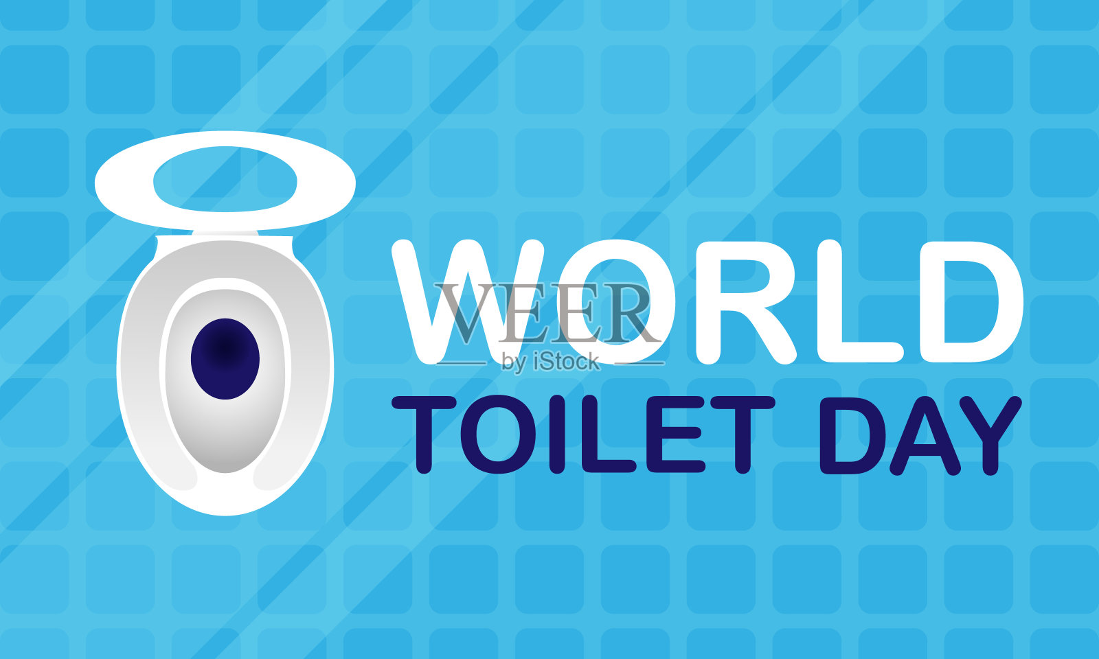 世界厕所日关注公共卫生健康宣传手绘插画手机海报_图片模板素材-稿定设计
