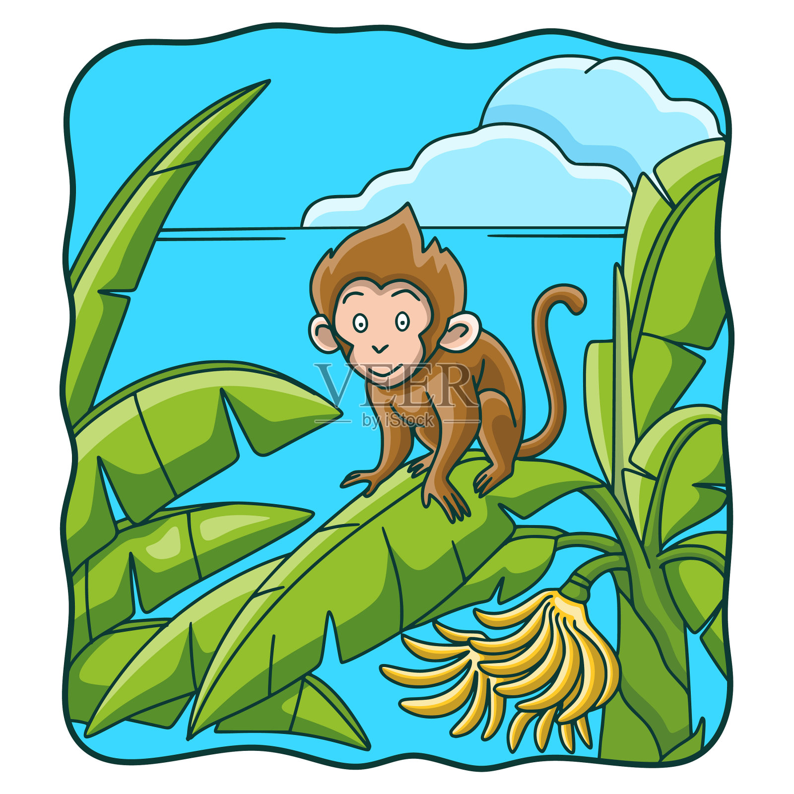 Download Monkey Hanging From A Tree Png Download - Hanging Monkey ...