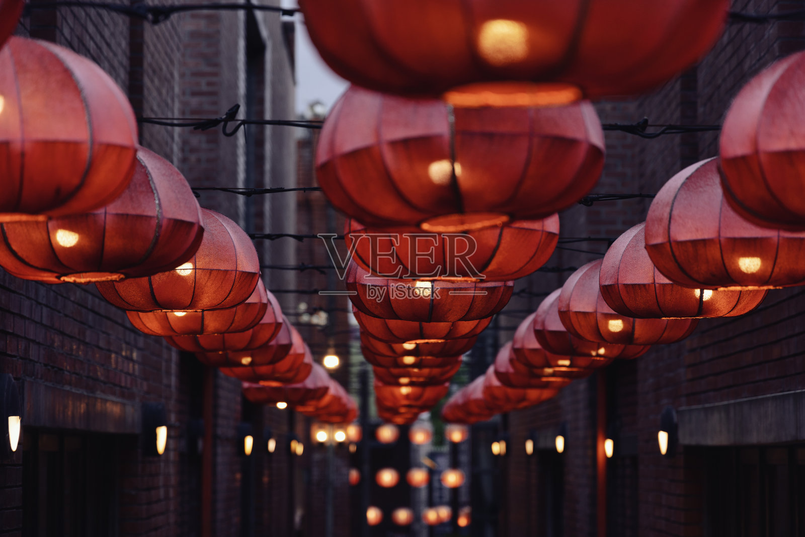 中国文化:红灯笼节照片摄影图片