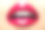 美丽的红色女性嘴唇与闪光素材图片