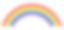 七色彩虹插图上的白色背景素材图片