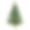 圣诞树装饰与金色的小玩意孤立在白色的背景素材图片