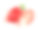 矢量草莓插图与水彩效果孤立的白色背景素材图片