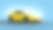 蓝色背景下的黄色跑车素材图片