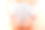 橙色背景上的法式美甲。女人与白色和米色暗色法式美甲持有一个球素材图片