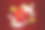 2020年春节快乐。贺卡:圆圆的，金色和白色的云，灯笼，花在红色的背景。亚洲模式。假日邀请函，海报，横幅。论文的风格。矢量插图。素材图片