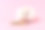 侏儒毛茸茸的仓鼠吃谷物在粉红色的背景正面视图。素材图片