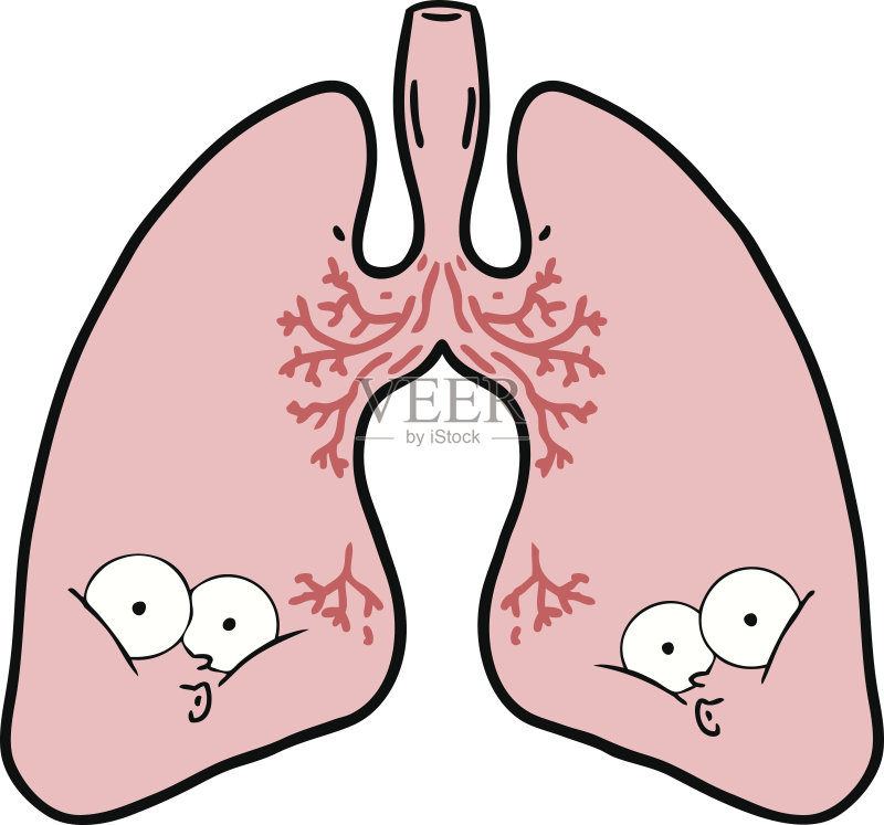 人类肺脏 卡通 动物肺 动物内脏 可爱的正版矢量图素材下载 Id Veer图库